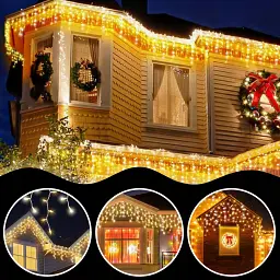 Вулична гірлянда бахрома 14.5м 300 LED - мініатюра 5