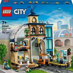 Конструктор LEGO City Центральный железнодорожный вокзал 752 детали (60469)