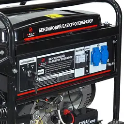 Генератор бензиновий 5 кВт Kraft KRF-5500 GE (41-00302) - мініатюра 6