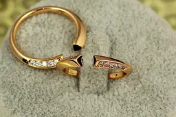Кільце Xuping Jewelry свиріль р 16 золотисте - мініатюра 3