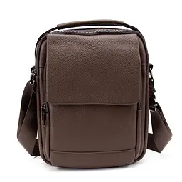 Месенджер шкіряний з ручкою Tiding Bag A25F-FL-9747C коричневий - мініатюра 3