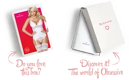 Сатиновий мереживний корсет Obsessive Obsessive 810-COR-2 babydoll & thong S/M - мініатюра 8