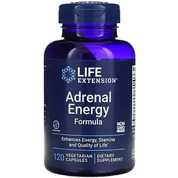 Комплекс для енергії Life Extension Adrenal Energy Formula 120 веганських капсул