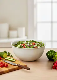 Миска Stars Plast кругла матова бежева 5 л (94210/беж) - мініатюра 3