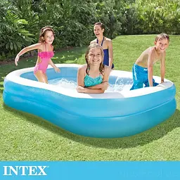 Дитячий надувний басейн Intex Сімейний, 203 х 152 х 48 см - мініатюра 4