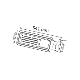 Світильник вуличний LED " VEGAS-150" 150 W 6400K - мініатюра 2