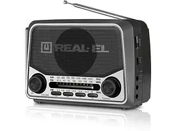 Радіоприймач REAL-EL X-525 Grey (EL121800004) - мініатюра 3