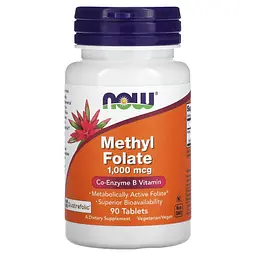 Метил Фолат Methyl Folate 1000 мкг - 90 таблеток