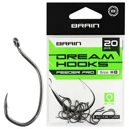 Гачок Brain Dream Hooks Feeder Pro #8 (20шт/уп)