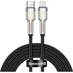 Кабель Baseus Cafule Metal Type-C to Lightning PD 20W (2m) black (CATLJK-B01)