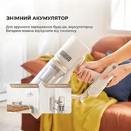 Пилосос акумуляторний Deerma Cordless Vacuum Cleaner VPV20A - мініатюра 8