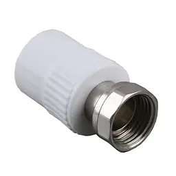 Муфта з накидною гайкою Kalde PPR ф25x3/4 (білий) 12084 000017885