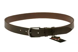 Ремінь шкіряний Grande Pelle шоколад 120х3.5 см acs0032056 - мініатюра 2
