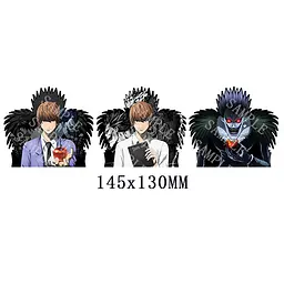 Голографічна наклейка Зошит смерті Ягамі Лайт Кіра Death Note Light Yagami Kira