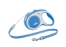Повідець-рулетка Flexi New Comfort Long S для собак дрібних порід довгий трос 8 м до 12 кг