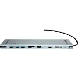 USB-хаб Baseus Enjoyment Series Type-C Notebook HUB Adapter CATSX-F0G Grey