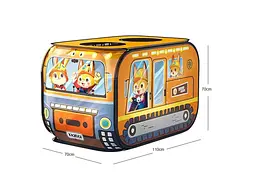 Дитячий ігровий намет TK Group TENT 110 х 70 х 70 см у сумці - мініатюра 2