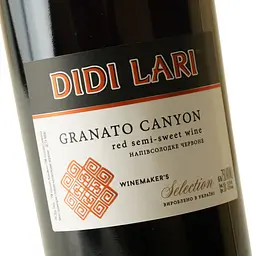 Вино Didi Lari Granato Canyon червоне напівсолодке 9-13% 0.75 л - мініатюра 5