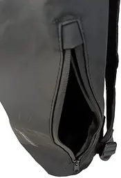 Сумка на багажник Bikemate 2в1, велорюкзак з дощовиком 22 л, чорна, до 8 кг - мініатюра 4