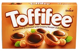 Цукерки Toffifee з карамеллю, нугою, фундуком та шоколадом 125 г (4014400400007)