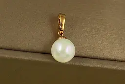 Кулон Xuping Jewelry перлина 9 мм золотистий