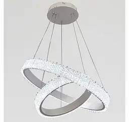 Світлодіодна підвісна люстра Artlight WG5129/60+40WH, 56 Вт, біла - мініатюра 3