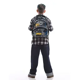 Рюкзак GoPack Education 175M-5 Free Style Сіро-чорний (GO26-175M-5) - мініатюра 17