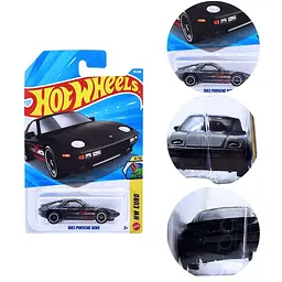 Базова машинка Hot Wheels HW Euro 1983 Porsche 928S чорна (5785) JJK15 - мініатюра 4