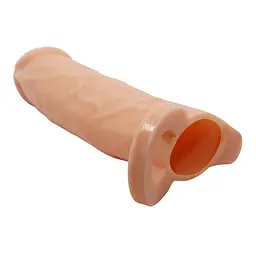 Насадка на пеніс Pretty Love LyBaile Penis Sleeve Emmitt 16 см тілесний - мініатюра 8