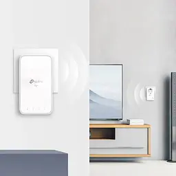 Комплект адаптерiв TP-Link Powerline TL-WPA7617KIT AV1000, 1xGE, AC1200, (TL-WPA7617 1шт, TL-PA7017P 1шт), MESH - мініатюра 7
