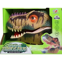 Іграшка на руку Dino Toys Тиранозавр з парою, коричневий