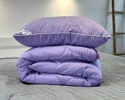 Ковдра зимова ArCloud Floral Lavander 140*205 у сумці + подушка з кантом ArCloud Floral Lavander 50*70 у сумці - мініатюра 1