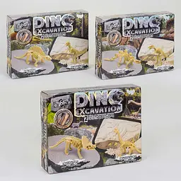Набір для розкопок Dino Excavation, динозаври, DEX-01-04, 05, 06 - мініатюра 4