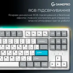 Клавіатура GamePro Asgard Ragnar White (MK285WH) [152954] - мініатюра 7