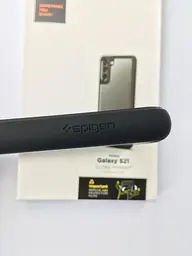 Чохол протиударний прозорий Spigen Ultra Hybrid Crystal ACS02424 для Samsung Galaxy S21 (6.2") Matte Black - мініатюра 5