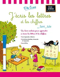 J'ecris les lettres et les chiffres (+ stylo + eponge)