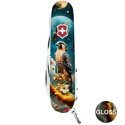 Ніж Victorinox Climber Ukraine 91мм 14функ Сокіл-захисник - мініатюра 3