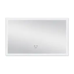 Дзеркало Kroner KRP Spiegel HR3 - 10060 з LED-підсвічуванням та антизапітнінням CV030038, Білий - мініатюра 3