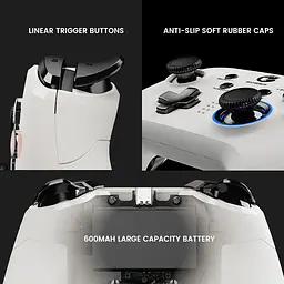 Геймпад XiaoJi GameSir T4 Pro Wireless White [91974] - мініатюра 6