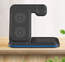 Бездротова зарядна станція OJD-95 Wireless Charger Stand (з функцією MagSafe) 15W - мініатюра 3