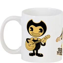 Кухоль GeekLand Bendy and the Ink Machine Бенді та чорнильна машина BM .02.11 330 мл білий - мініатюра 3