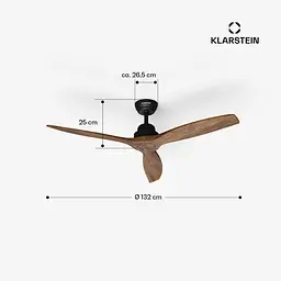 Стельовий вентилятор Klarstein Santa Elena Smart (10046086) - мініатюра 3