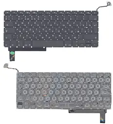 Клавіатура для ноутбука Apple MacBook Pro (A1286) (2011, 2012) Black, (No Frame), з (SD), (Оригінал), UA (вертикальний ентер) - мініатюра 3