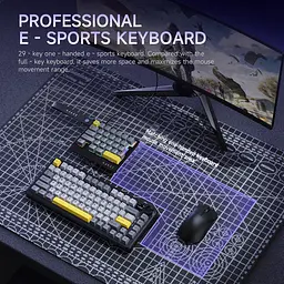 Ігрова дротова магнітна клавіатура Ajazz AK029 / Ice Island Switch / Black - мініатюра 7