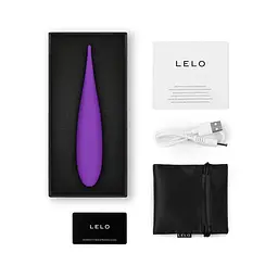 Кліторальний вібратор LELO DOT Travel Purple, точкова стимуляція, 8 режимів - мініатюра 2