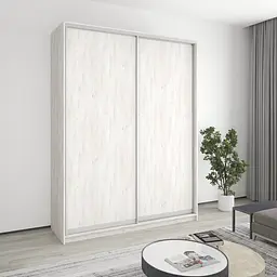 Шафа-купе дводверна MebelStar Уні AL 2ДСП 180x45x240 см Аляска сірий (MBS-3946)