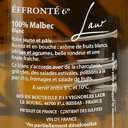 Вино Chateau Laur Effronte Vin de France біле сухе 0.75 л - мініатюра 6