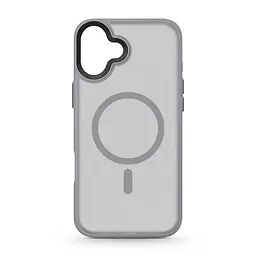 Чехол для Apple iPhone 16 Plus, Uniq MagCase, серый, противоударный, панель-накладка с MagSafe, ударопрочный TPU+PC, с магнитом MagSafe, поддержка полноценной беспроводной зарядки, ArmorStandart (ARM79501)