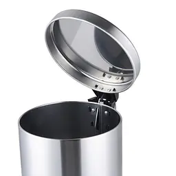 Відро для сміття з плавним закриттям кругле Mixxus Ellipse-TC0205 SS Color 5л нержавіюча сталь MI7076, Нержавіюча сталь - мініатюра 7