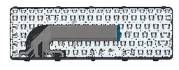 Клавіатура для HP ProBook (450 G0, 450 G1, 450 G2, 455 G1, 455 G2, 470 G0, 470 G1, 470 G2) Чорна, (Чорна рамка) - мініатюра 2